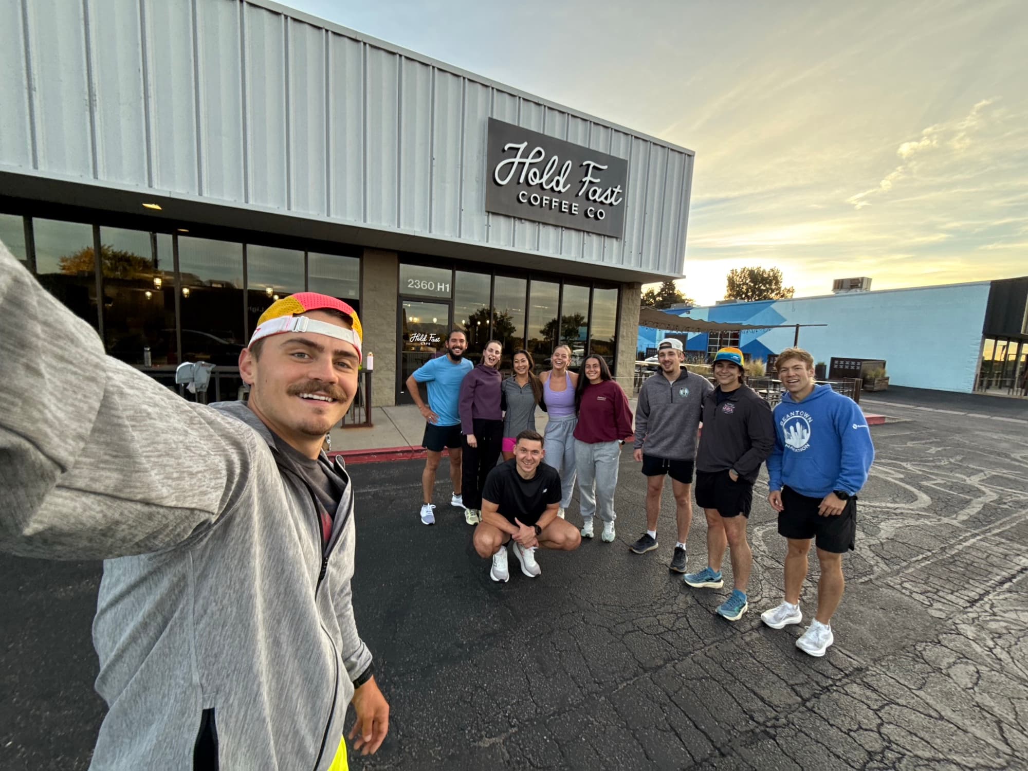 Elevate run club group in Colorado Springs